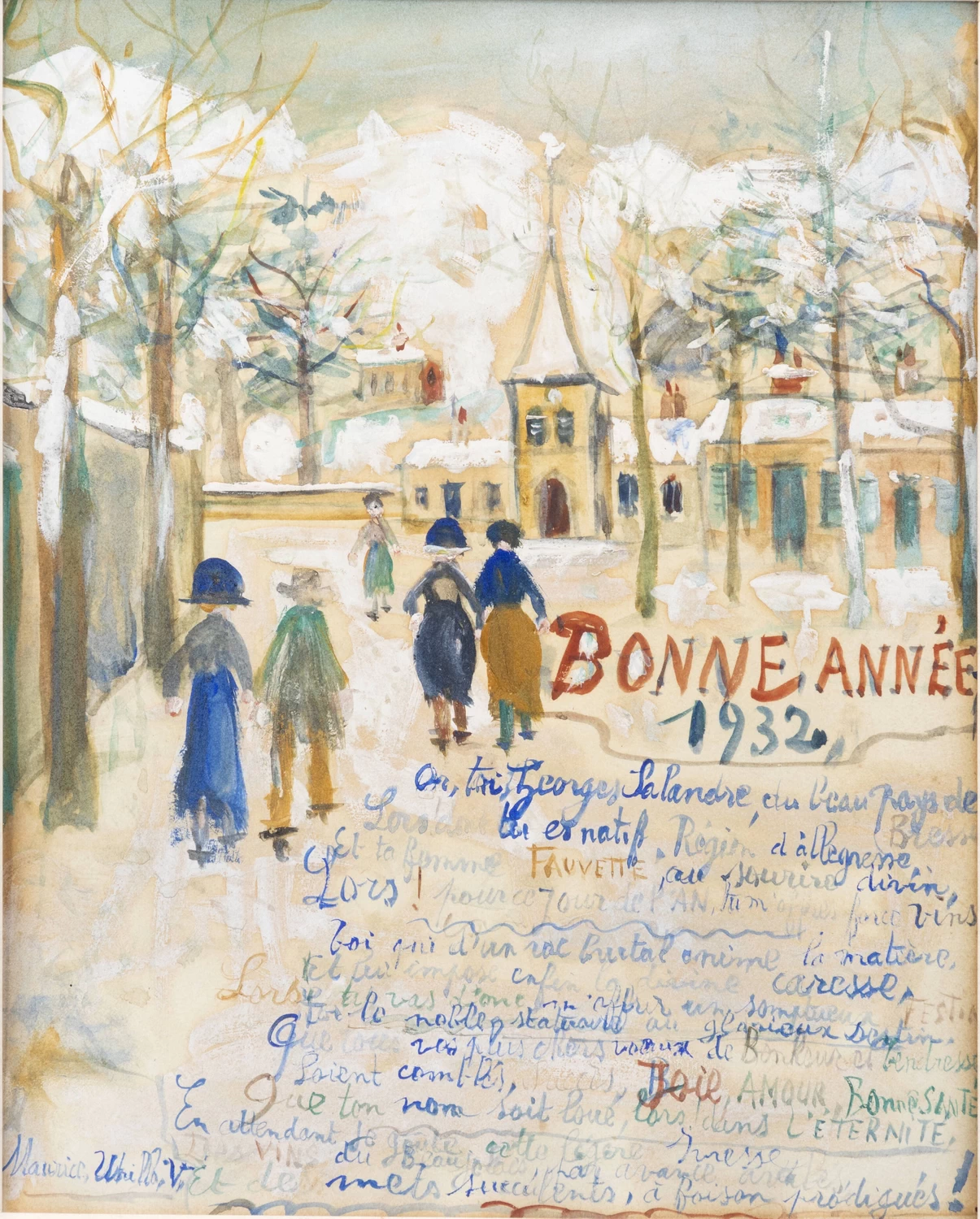 Bonne année - 1932